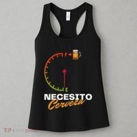 Mexican Beer Necesito Cerveza Cool Funny Sayings Beer Lover Women's Tank Top thumb 3