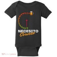 Mexican Beer Necesito Cerveza Cool Funny Sayings Beer Lover Baby Bodysuit thumb 0