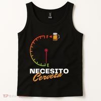 Mexican Beer Necesito Cerveza Cool Funny Sayings Beer Lover Tank Top thumb 2