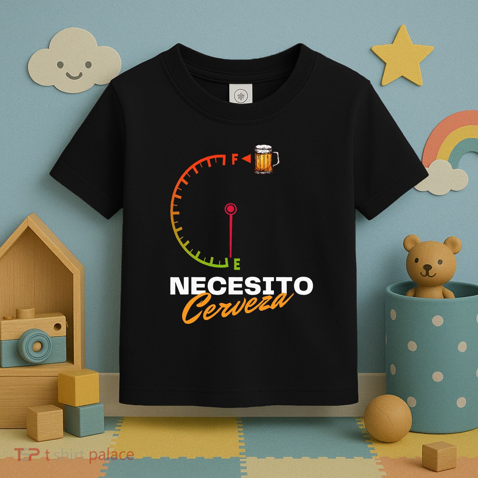 Mexican Beer Necesito Cerveza Cool Funny Sayings Beer Lover Toddler T-Shirt