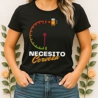 Mexican Beer Necesito Cerveza Cool Funny Sayings Beer Lover Women's T-Shirt thumb 2