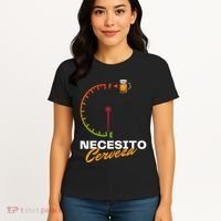 Mexican Beer Necesito Cerveza Cool Funny Sayings Beer Lover Women's T-Shirt thumb 4