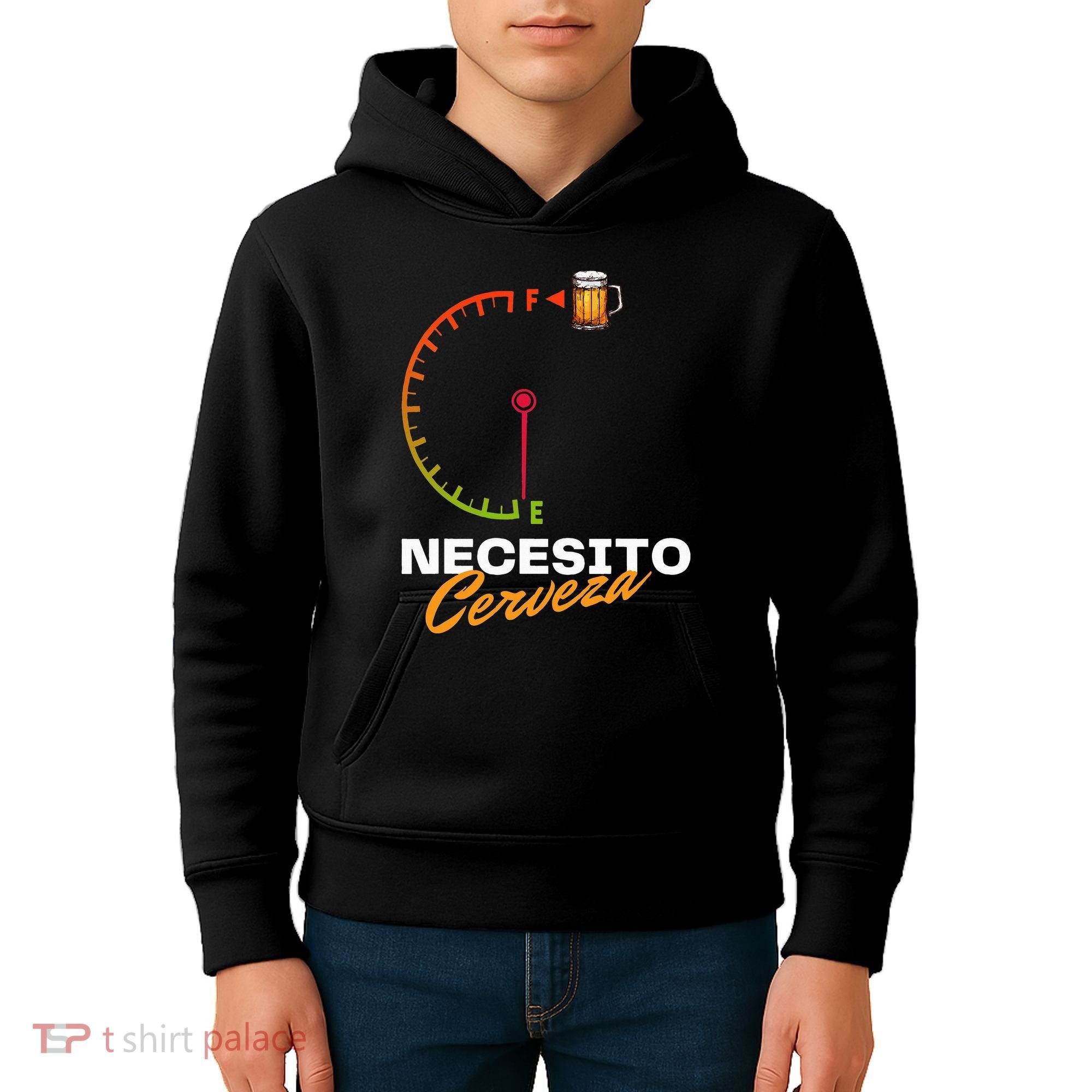 Mexican Beer Necesito Cerveza Cool Funny Sayings Beer Lover Kids Hoodie