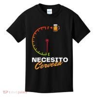 Mexican Beer Necesito Cerveza Cool Funny Sayings Beer Lover Kids T-Shirt thumb 0