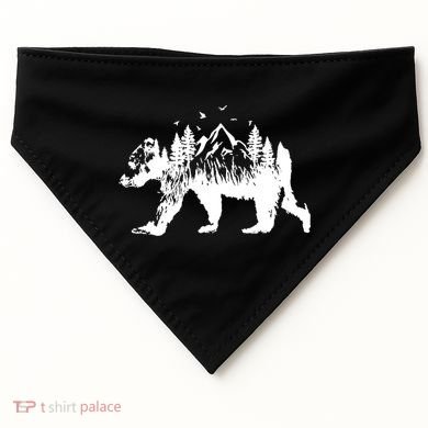 Mountain Bear Nature USA-Made Doggie Bandana