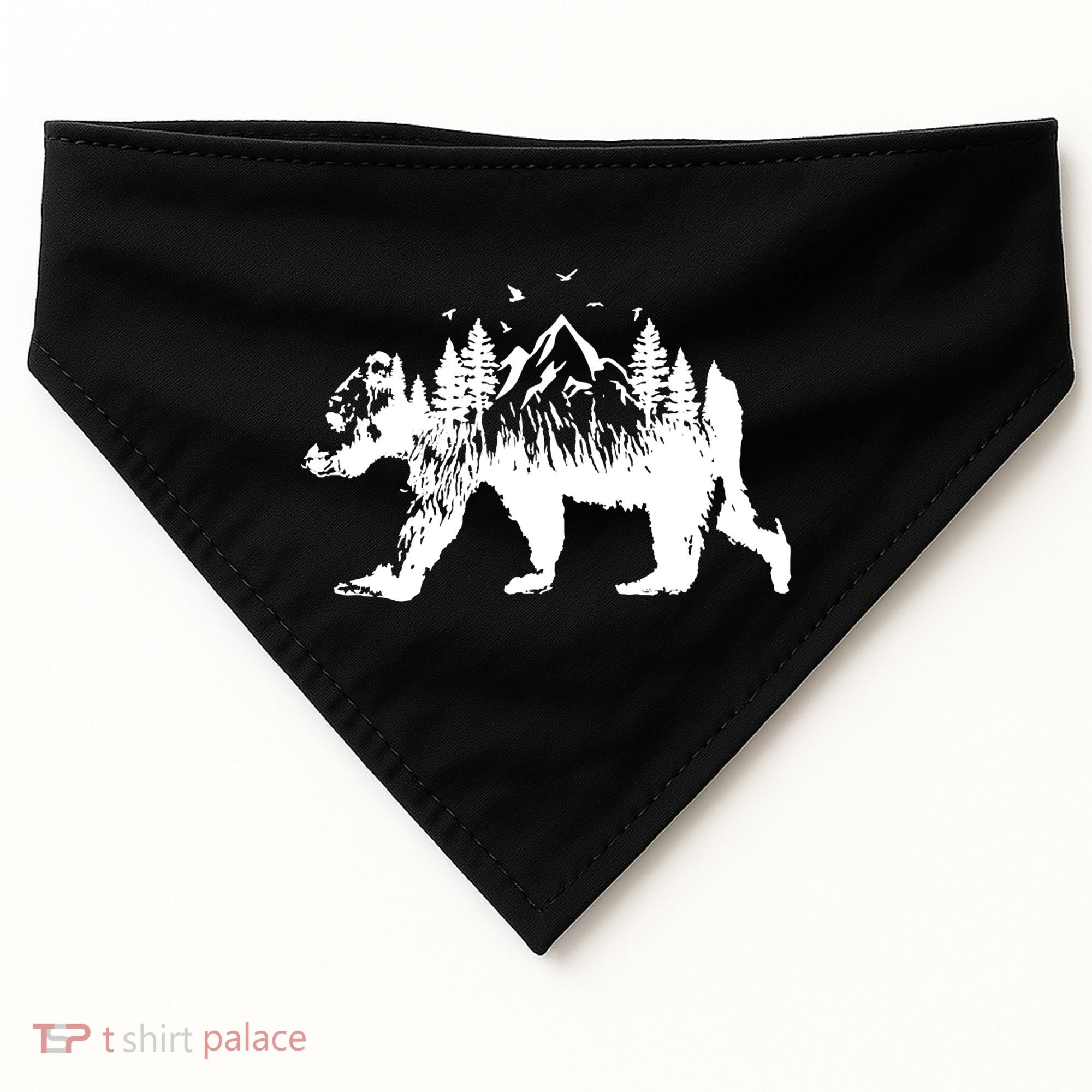 Mountain Bear Nature USA-Made Doggie Bandana