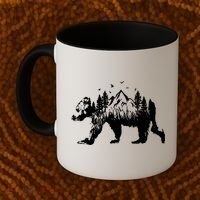 Mountain Bear Nature Coffee Mug thumb 2