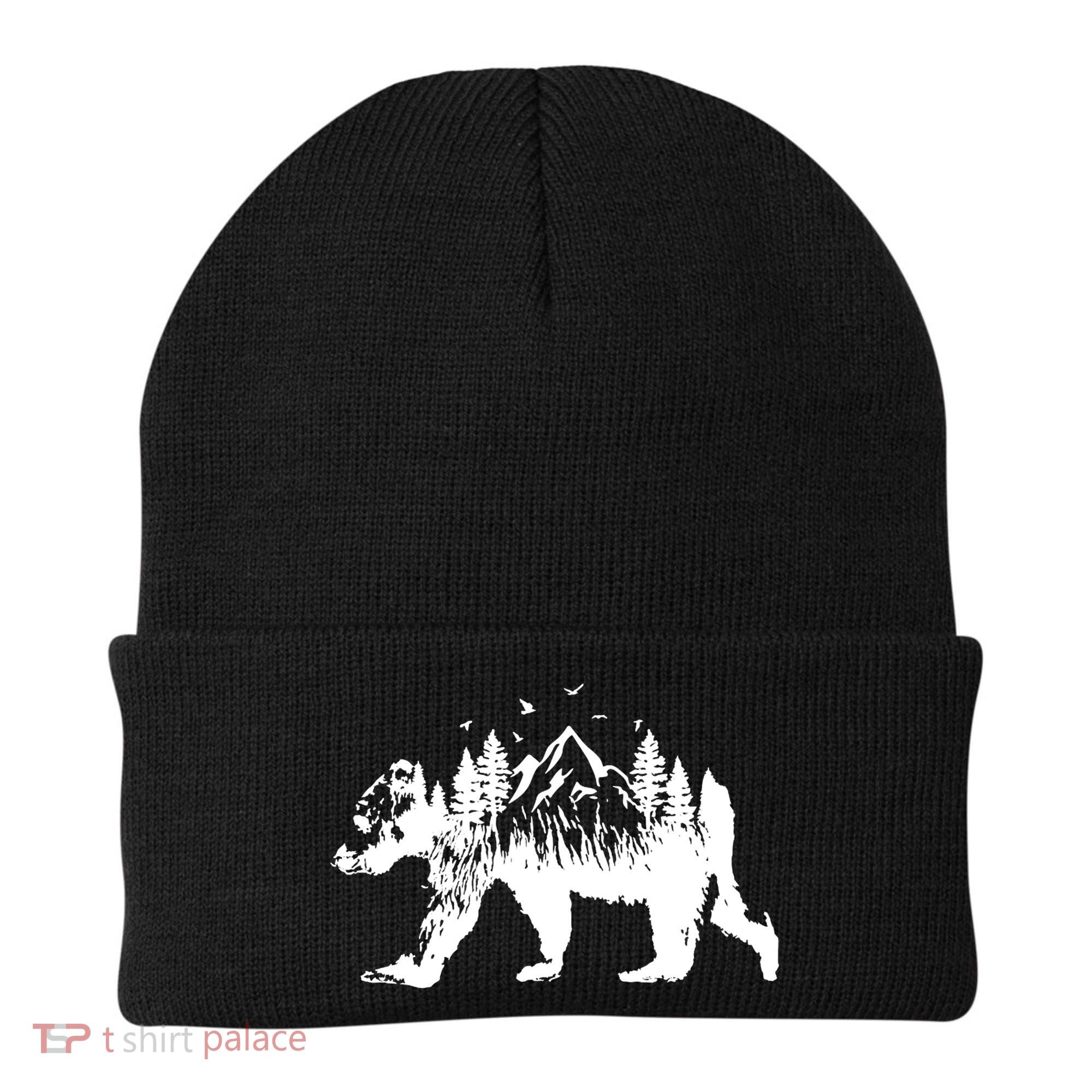 Mountain Bear Nature Beanie