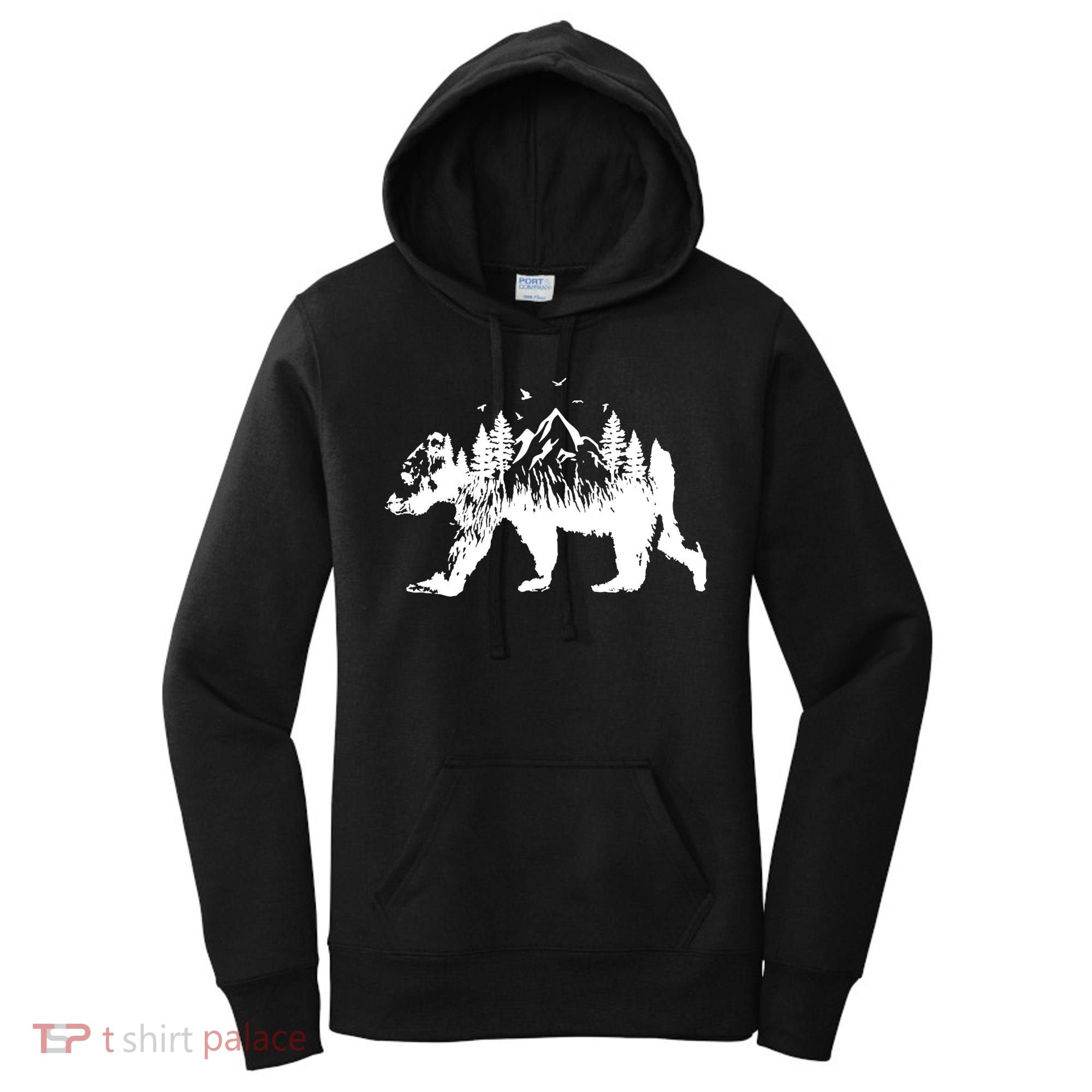 Mountain Bear Nature Women's Hoodie