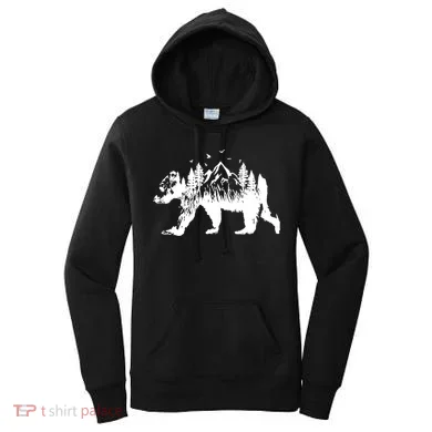 Mountain Bear Nature Women's Hoodie