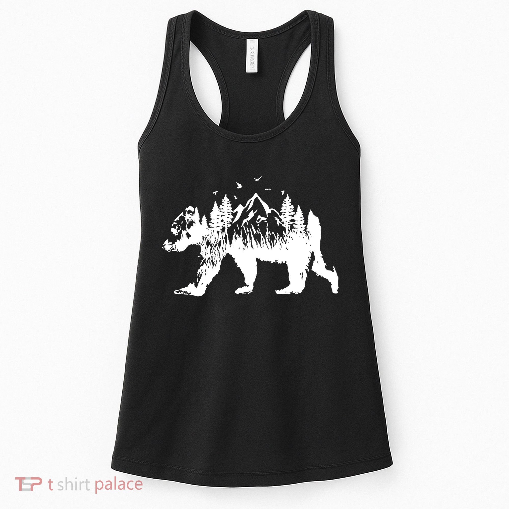 Mountain Bear Nature Women's Tank Top