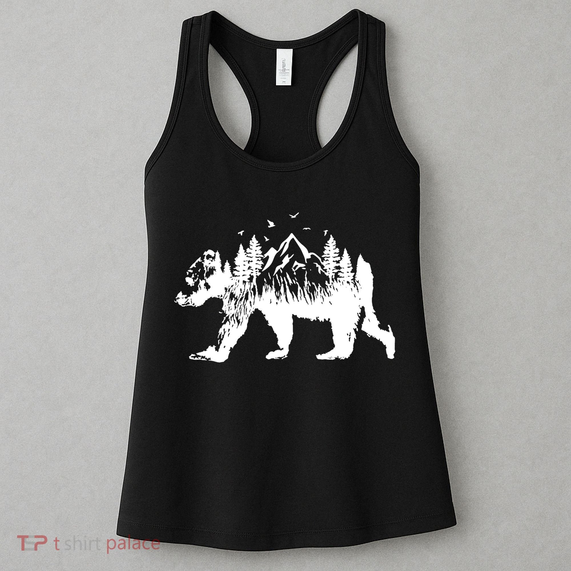 Mountain Bear Nature Women's Tank Top