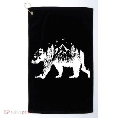Mountain Bear Nature Golf Towel
