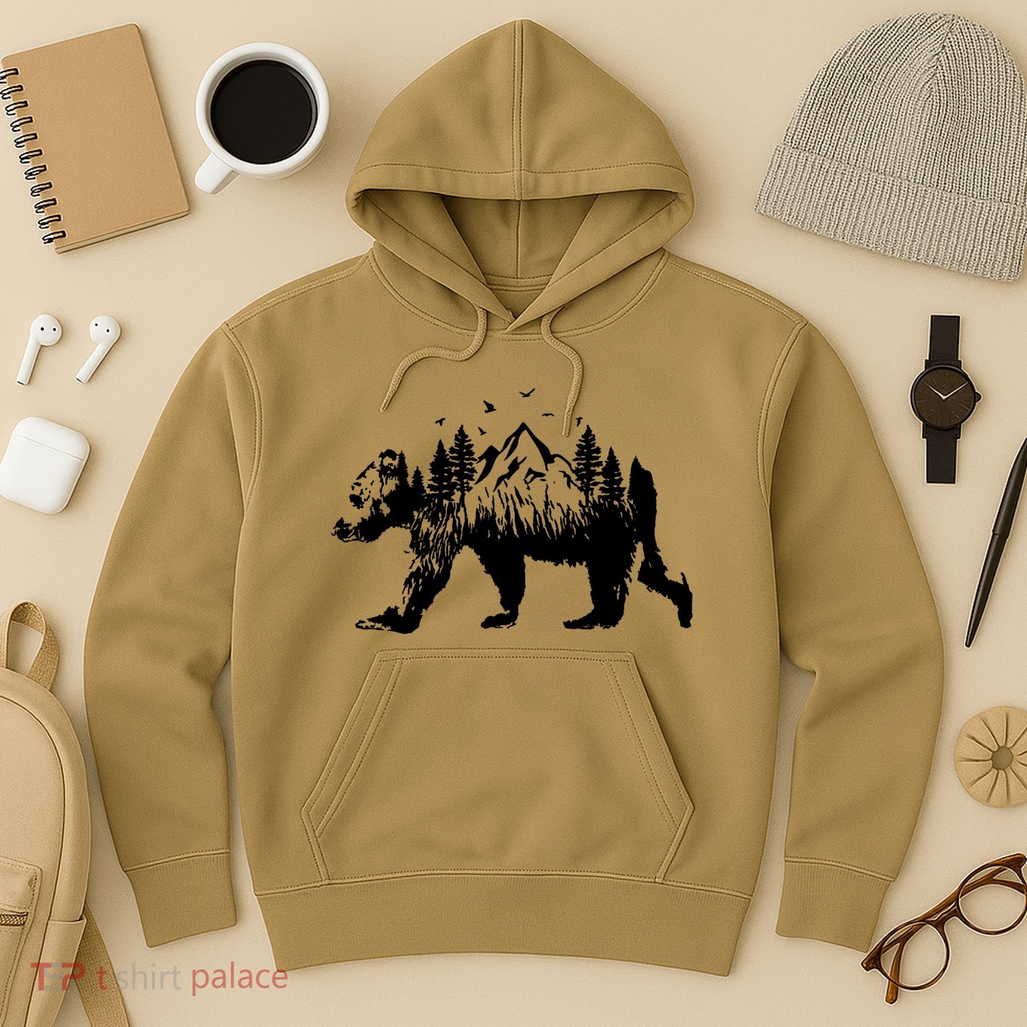 Mountain Bear Nature Hoodie