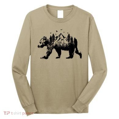 Mountain Bear Nature Long Sleeve Shirt