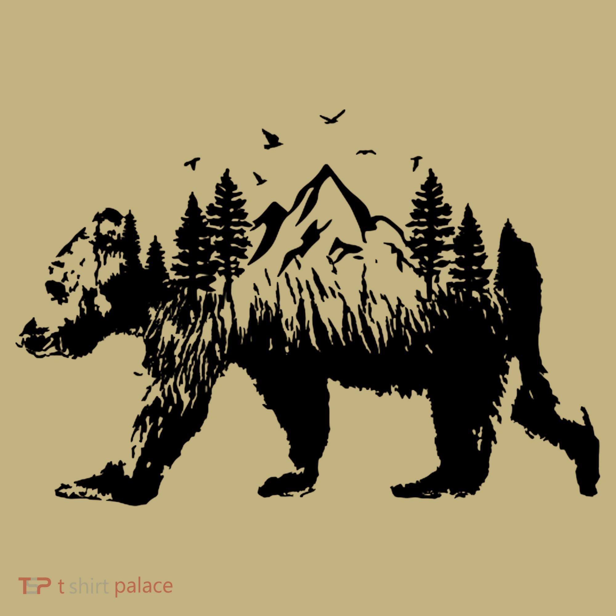 Mountain Bear Nature Long Sleeve Shirt