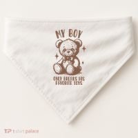 My Boy Only Breaks His Favorite Toys Ttpd USA-Made Doggie Bandana thumb 0