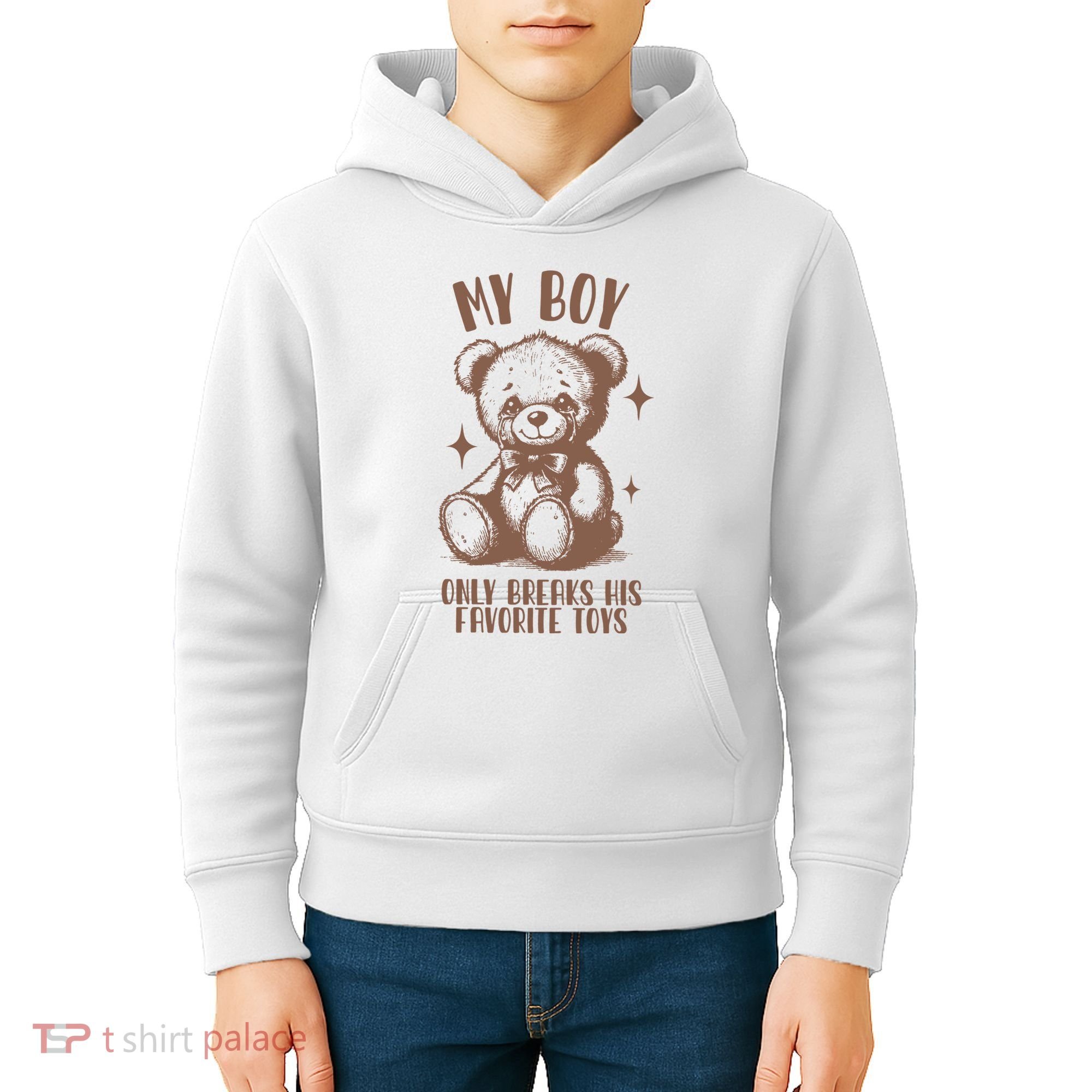My Boy Only Breaks His Favorite Toys Ttpd Kids Hoodie