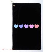 Mountain Bike Or Mountain Biking Lover Heart Mom Meaningful Gift Golf Towel thumb 0