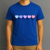 Mountain Bike Or Mountain Biking Lover Heart Mom Meaningful Gift T-Shirt thumb 3