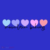 Mountain Bike Or Mountain Biking Lover Heart Mom Meaningful Gift Women's Tank Top thumb 5