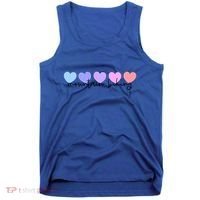 Mountain Bike Or Mountain Biking Lover Heart Mom Meaningful Gift Tank Top thumb 0