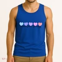 Mountain Bike Or Mountain Biking Lover Heart Mom Meaningful Gift Tank Top thumb 3