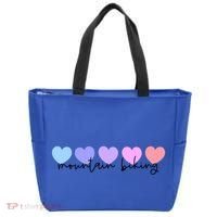 Mountain Bike Or Mountain Biking Lover Heart Mom Meaningful Gift Tote Bag thumb 0