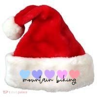 Mountain Bike Or Mountain Biking Lover Heart Mom Meaningful Gift Santa Hat thumb 0