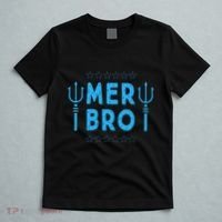 Merbro Brother Of A Mermaid Birthday Swimming T-Shirt thumb 5
