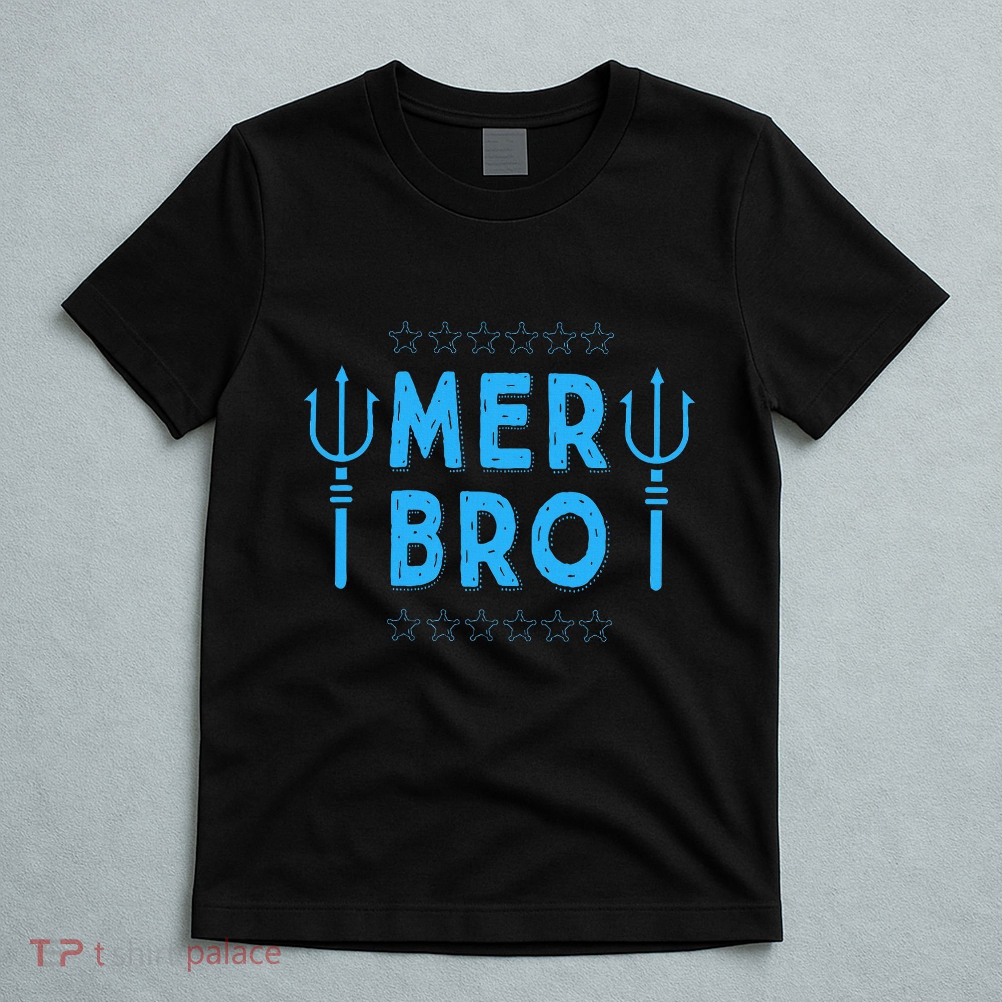 Merbro Brother Of A Mermaid Birthday Swimming T-Shirt