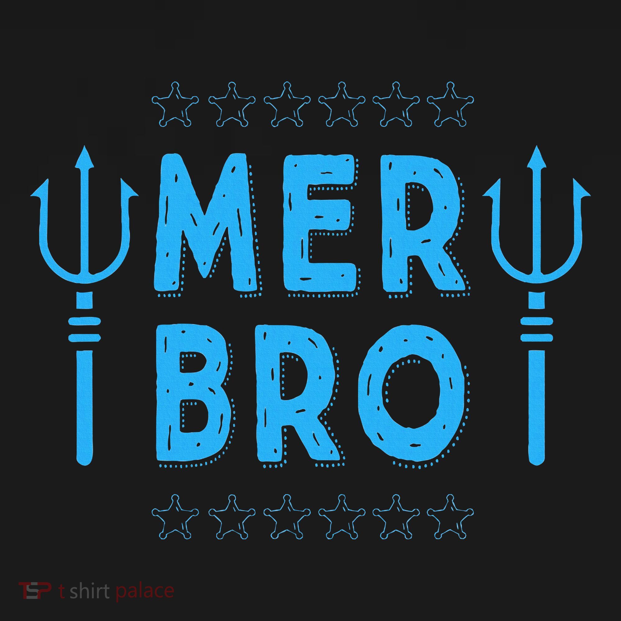 Merbro Brother Of A Mermaid Birthday Swimming T-Shirt