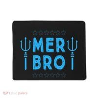 Merbro Brother Of A Mermaid Birthday Swimming Mousepad thumb 0