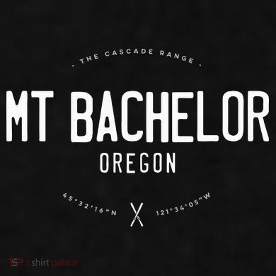 Mt. Bachelor Oregon Graphic Distressed Vintage Ski Ladies PosiCharge Tri-Blend Wicking Tank