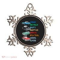 May Be Old But Got To Drive All The Cool Cars Ornament thumb 0