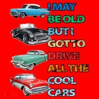 May Be Old But Got To Drive All The Cool Cars Santa Hat thumb 1