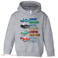 May Be Old But Got To Drive All The Cool Cars Toddler Hoodie thumb 0