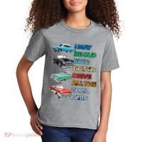 May Be Old But Got To Drive All The Cool Cars Kids T-Shirt thumb 2