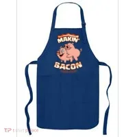 Makin Bacon Pig Funny Meatatarian Apron thumb 0