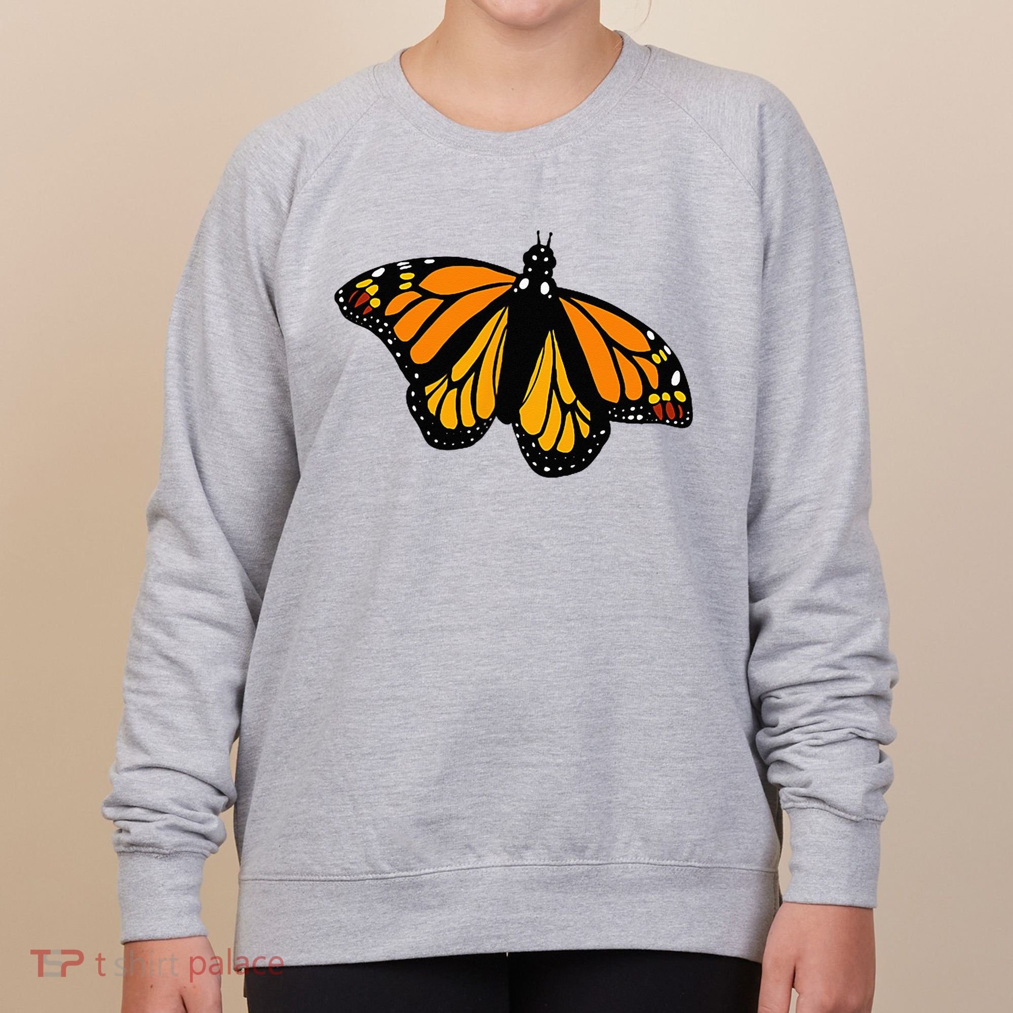 Monarch Butterfly Pocket By Milkweed Mavens Nature Women's Sweatshirt