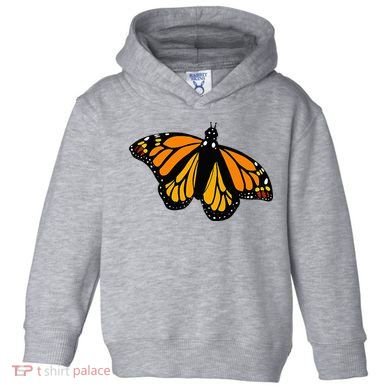 Monarch Butterfly Pocket By Milkweed Mavens Nature Toddler Hoodie