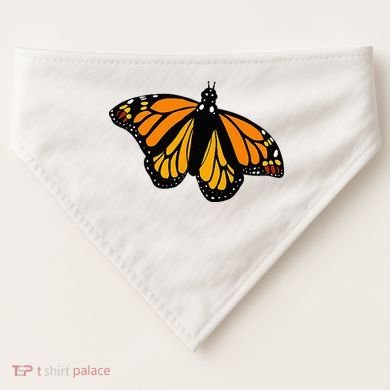 Monarch Butterfly Pocket By Milkweed Mavens Nature USA-Made Doggie Bandana