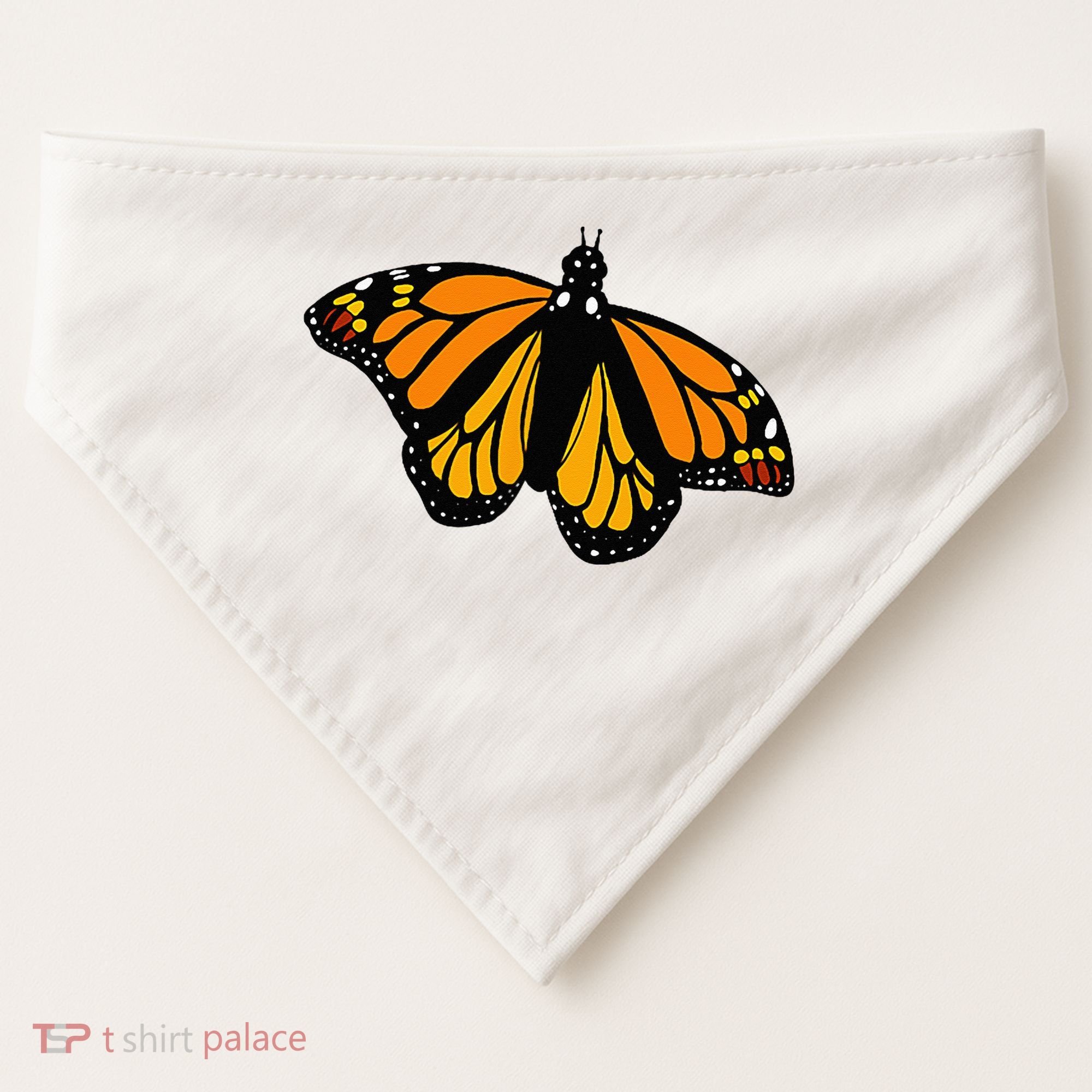 Monarch Butterfly Pocket By Milkweed Mavens Nature USA-Made Doggie Bandana