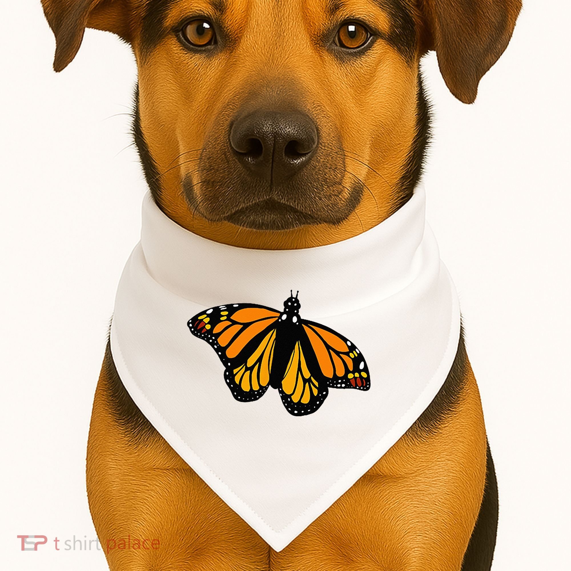 Monarch Butterfly Pocket By Milkweed Mavens Nature USA-Made Doggie Bandana