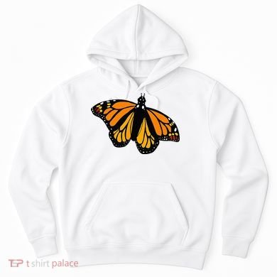 Monarch Butterfly Pocket By Milkweed Mavens Nature Hoodie