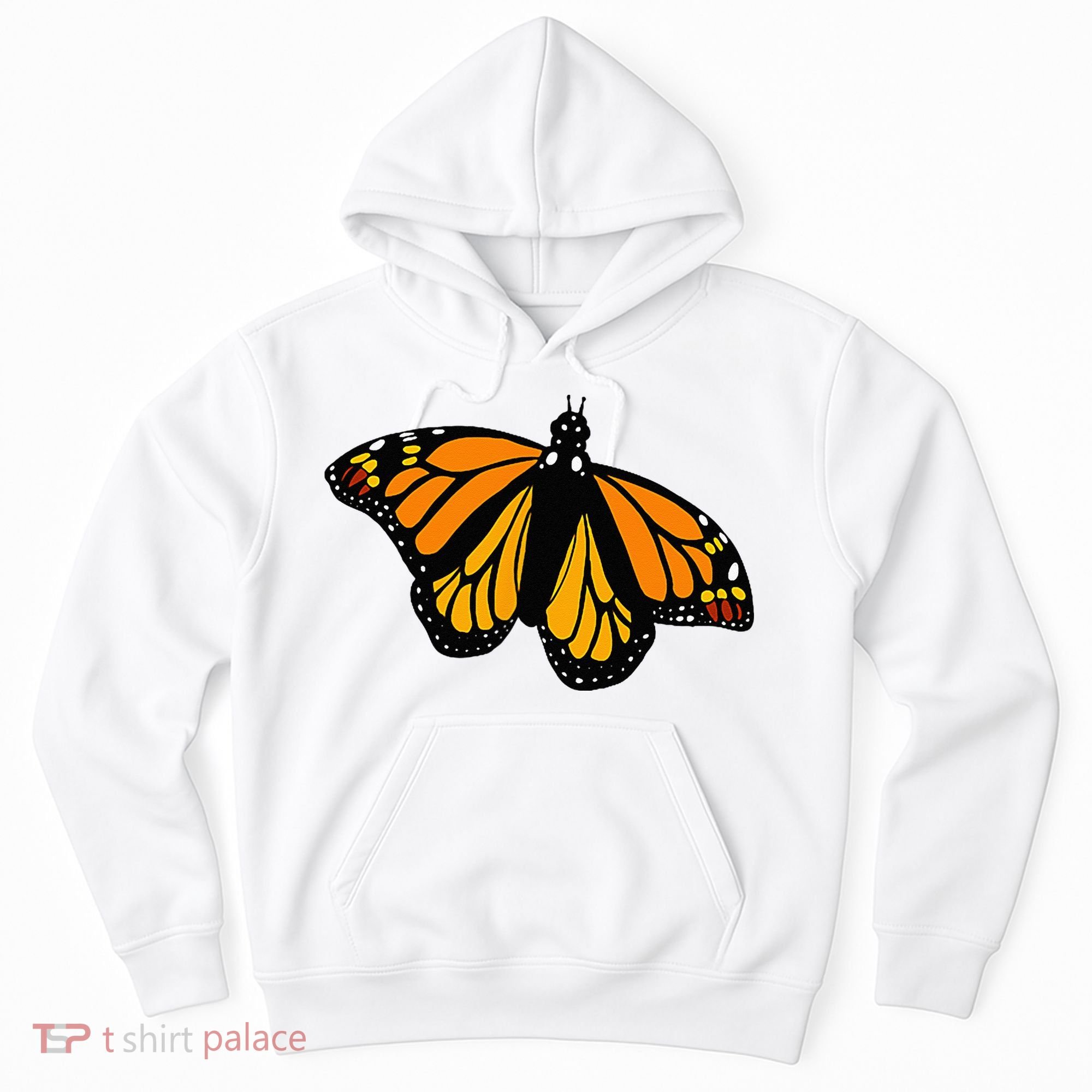Monarch Butterfly Pocket By Milkweed Mavens Nature Hoodie