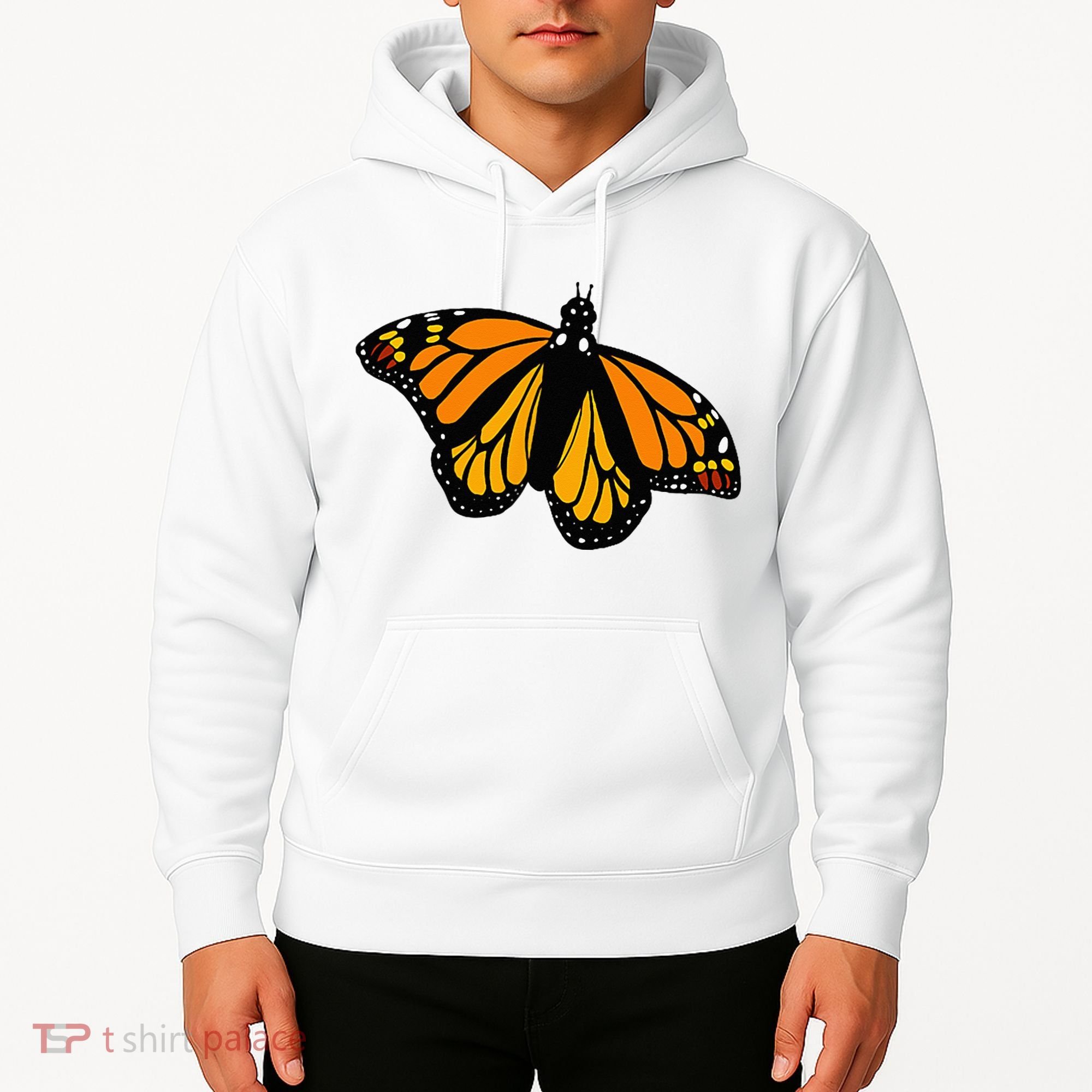 Monarch Butterfly Pocket By Milkweed Mavens Nature Hoodie