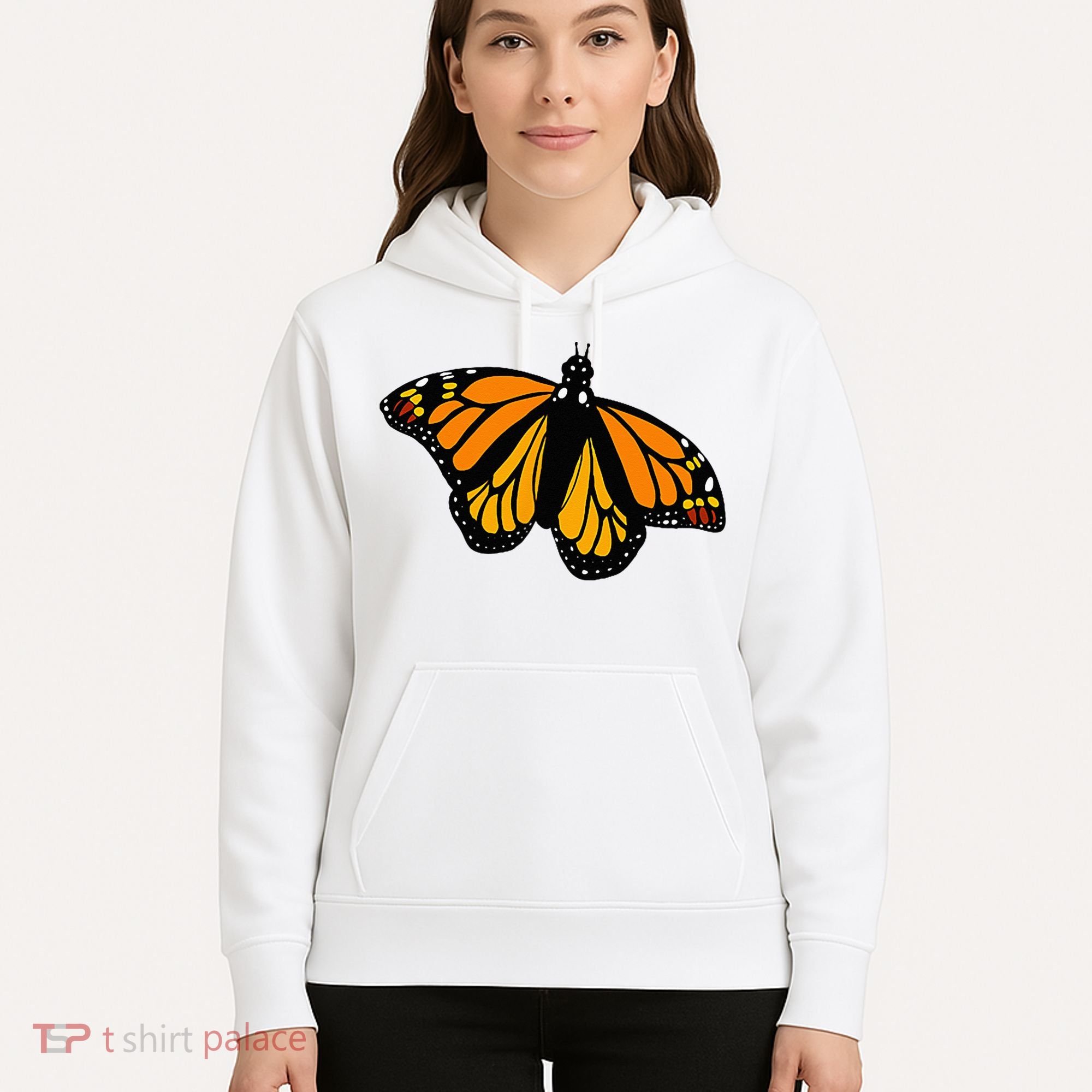 Monarch Butterfly Pocket By Milkweed Mavens Nature Hoodie