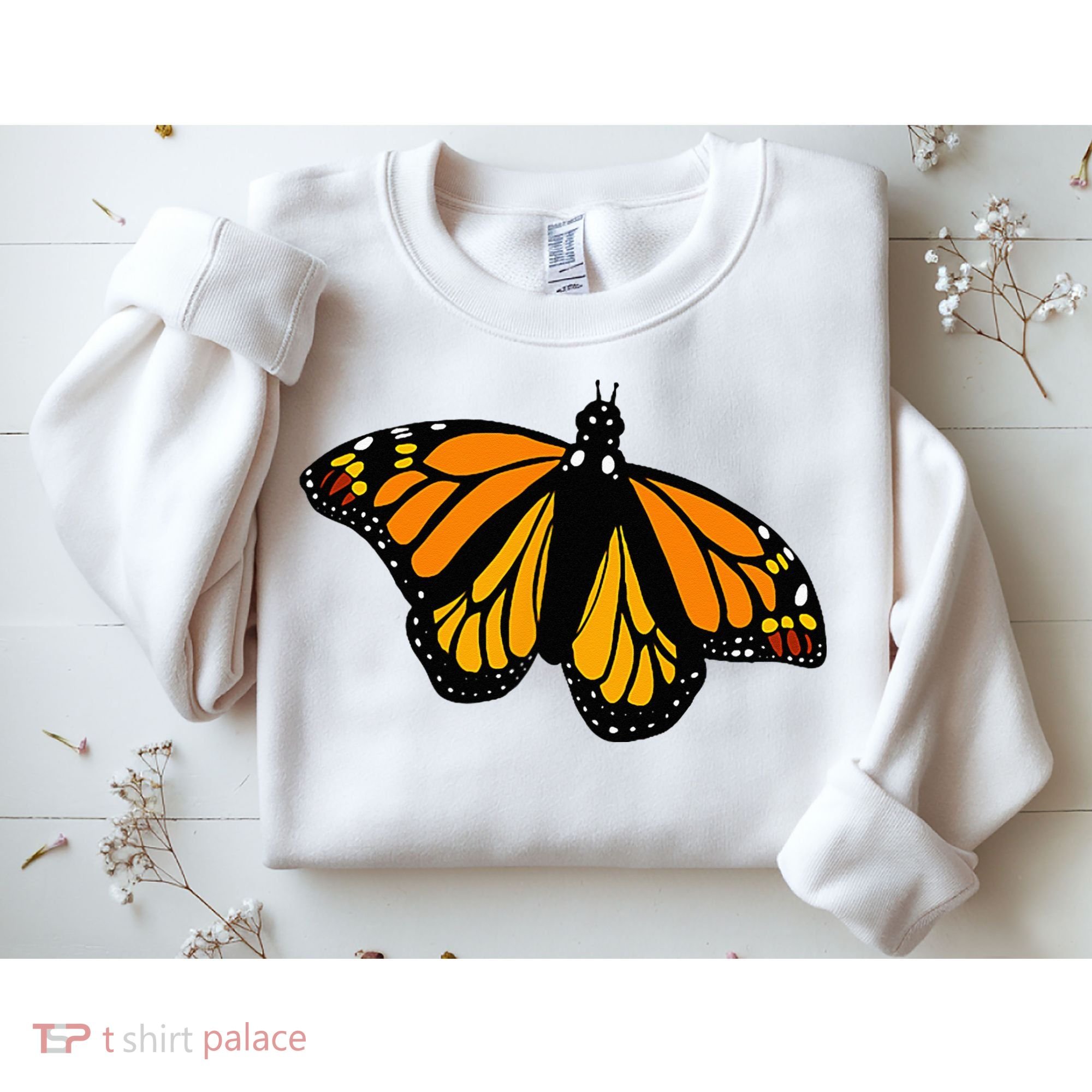 Monarch Butterfly Pocket By Milkweed Mavens Nature Sweatshirt