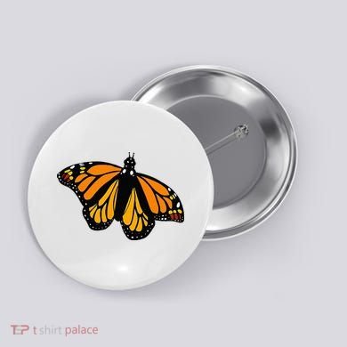 Monarch Butterfly Pocket By Milkweed Mavens Nature Button